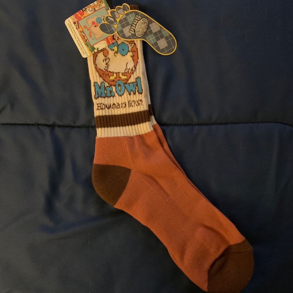 Mr. Owl Tootsie Pop Socks (NWT)